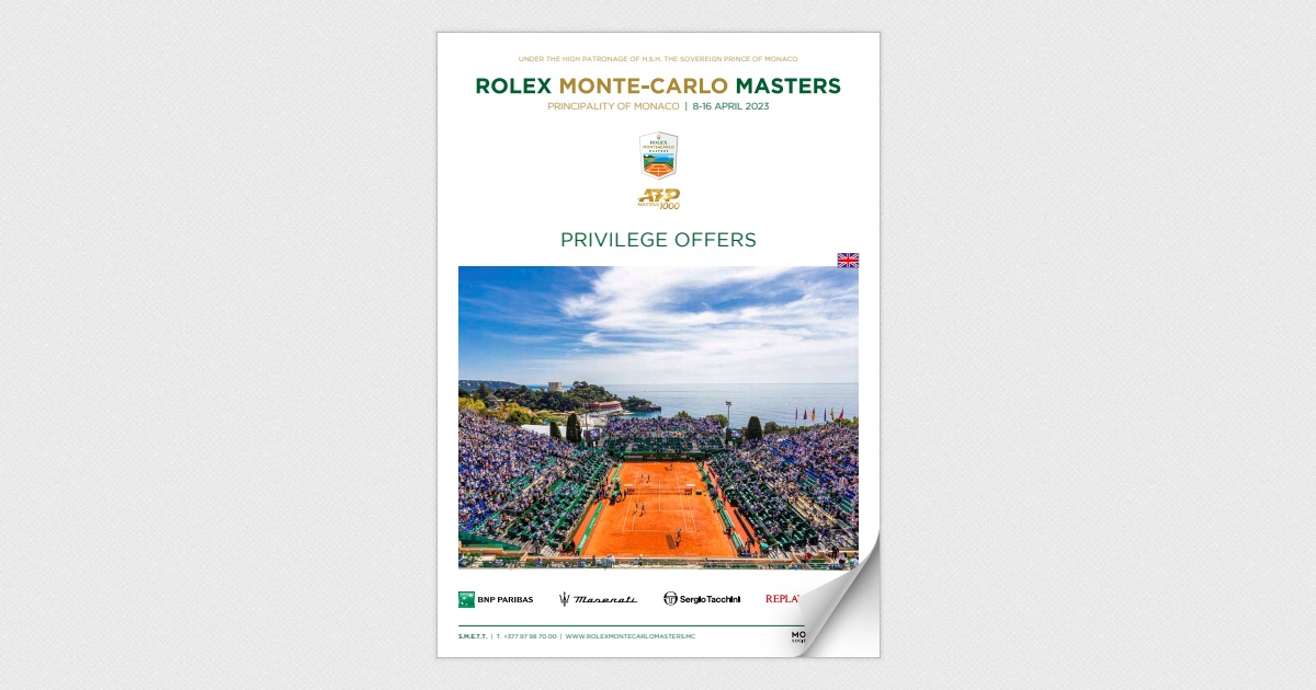 Rolex Monte-Carlo Masters 2023 in Monaco - Dates